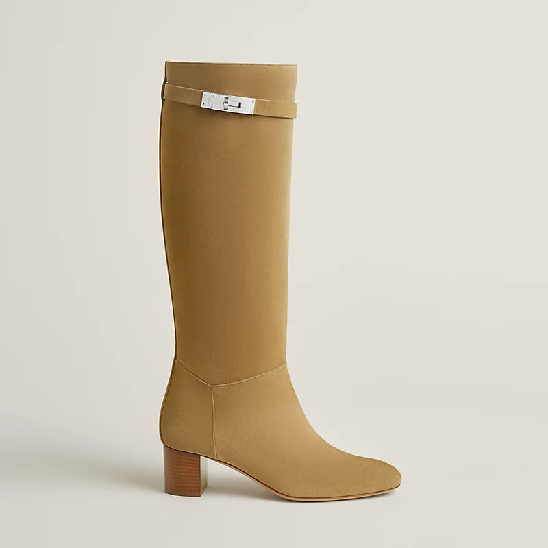 Hermes Story 50 Boot Beige Albâtre
