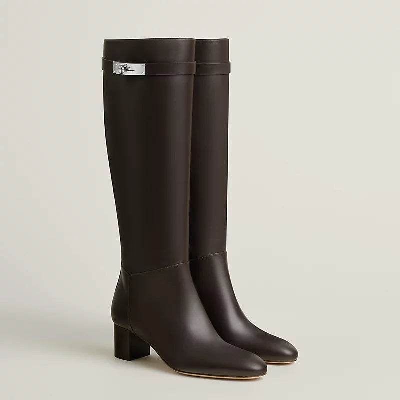 Hermes Story 50 Boot Marron Ébène