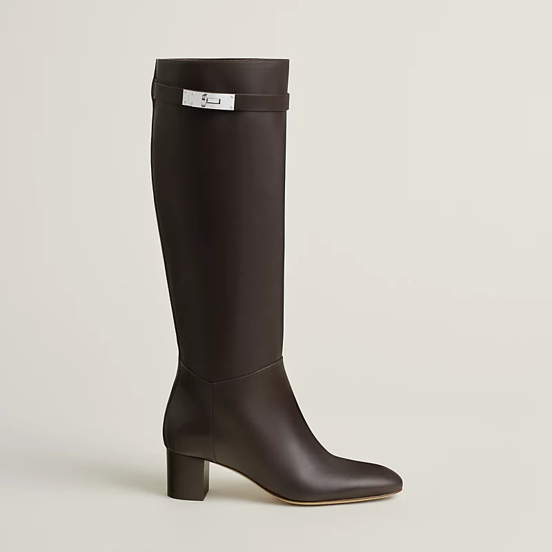 Hermes Story 50 Boot Marron Ébène