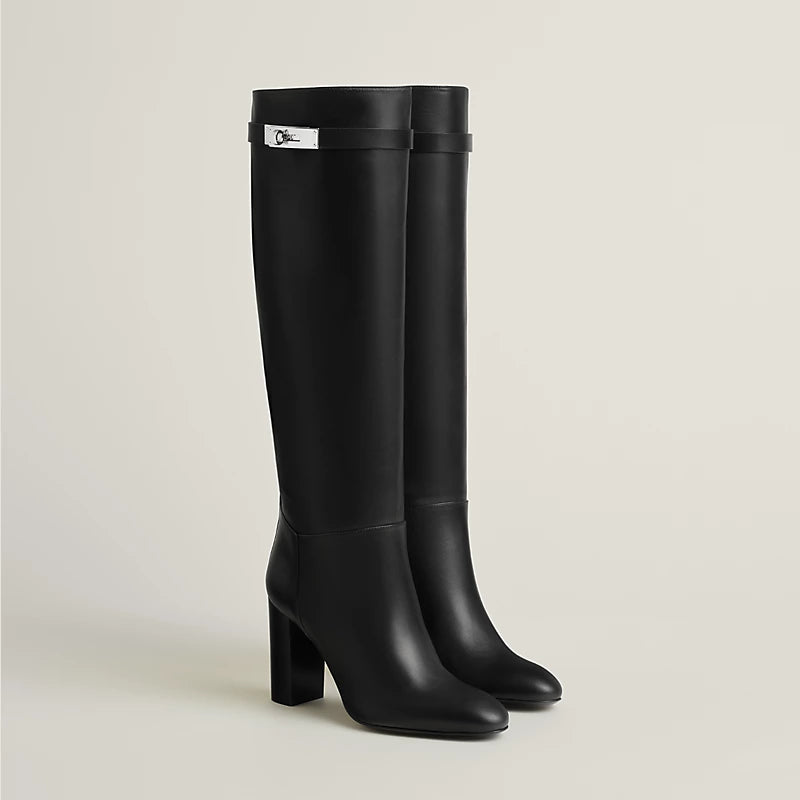Hermes Story 90 Boot Noir