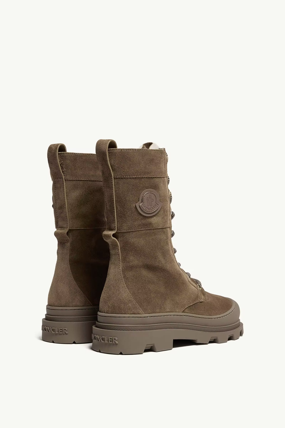 Vera High Suede & Shearling Lace-Up Women’s Boots